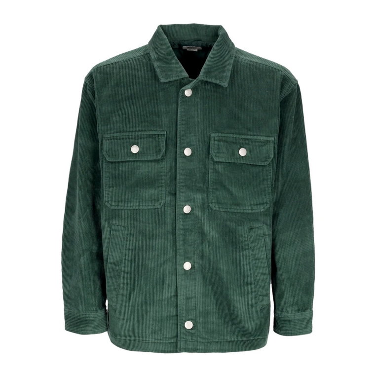 Benny Cord Shirt Jacket Dark Cedar Obey