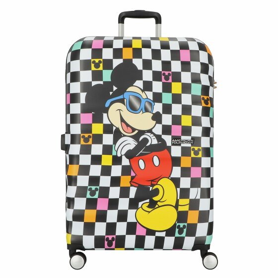 American Tourister Wavebreaker Disney Wózek 4-kołowy 77 cm mickey check 