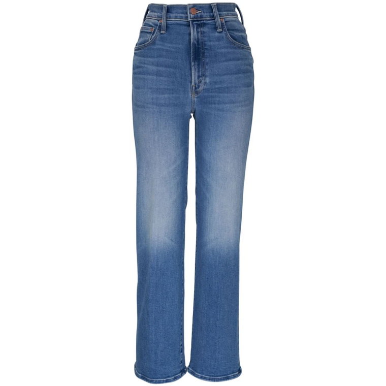 Rambler Zip Flood Straight Leg Jeans Mother