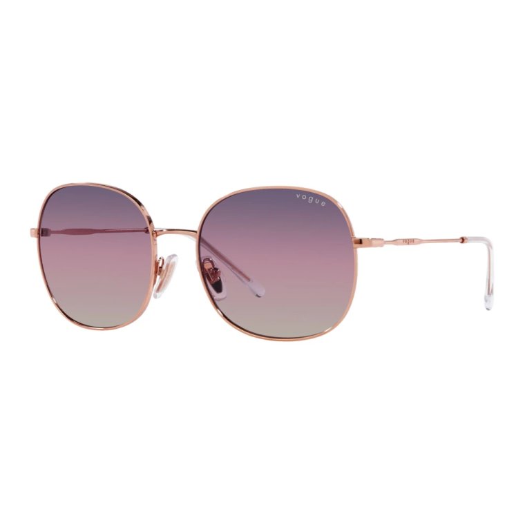 Rose Gold/Brown Violet Blue Okulary przeciwsłoneczne Vogue