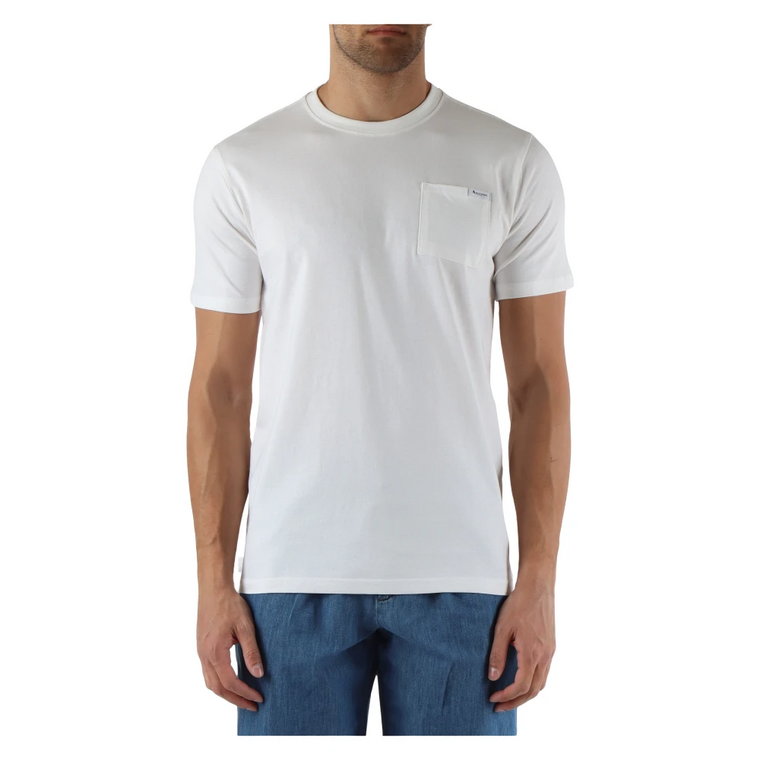 Bawełniana Active Pocket T-shirt Aquascutum