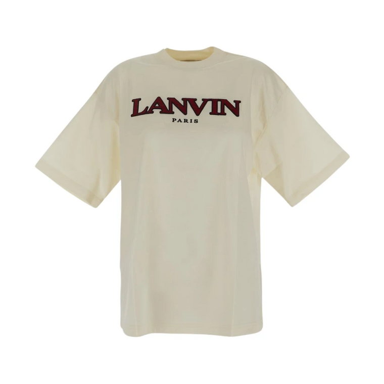 Koszulka z logo Lanvin