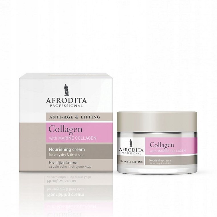 Afrodita Collagen, Krem intensywnie odżywczy, 50ml