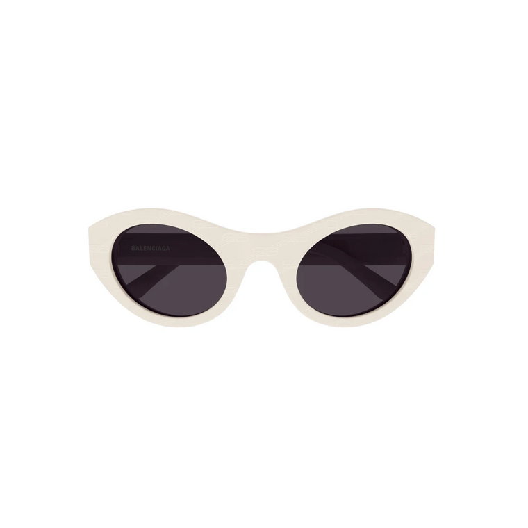 Białe okulary przeciwsłoneczne Ss23 i akcesoria Balenciaga
