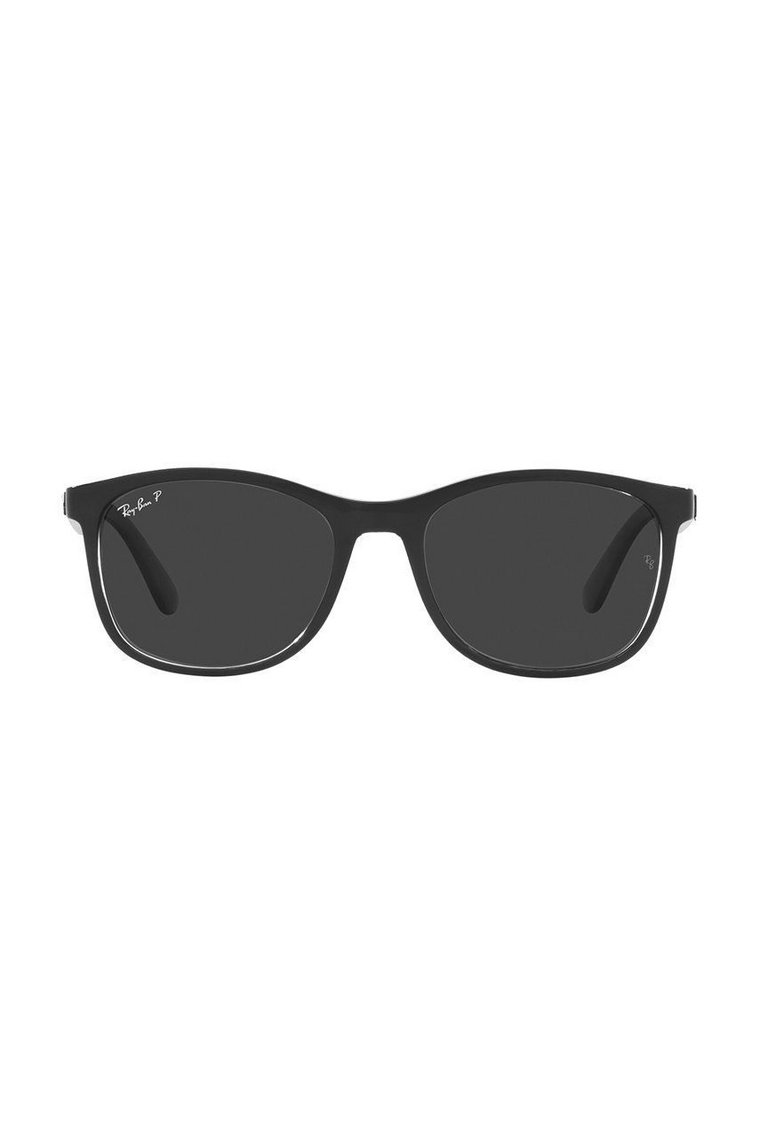 Ray-Ban okulary przeciwsłoneczne 0RB4374.60394856 męskie kolor czarny