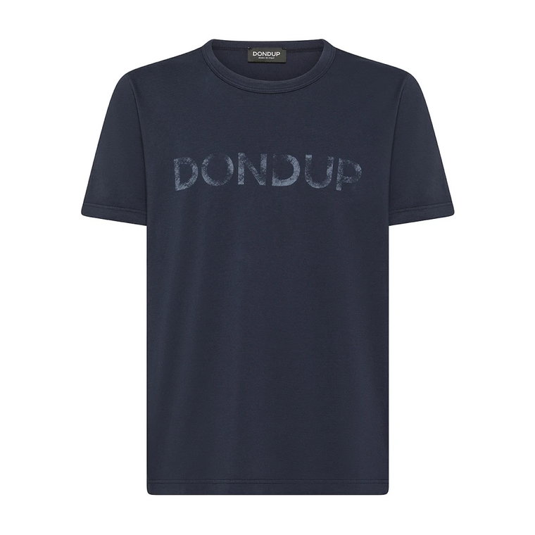 Niebieskie T-shirty i Pola Dondup