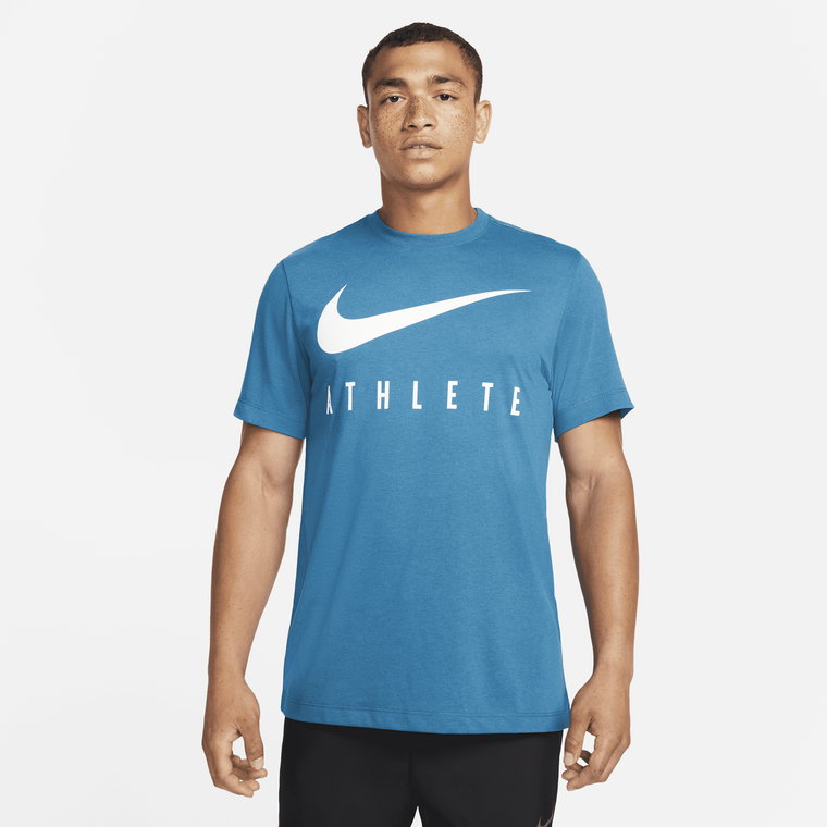 Męski T-shirt treningowy Nike Dri-FIT - Niebieski