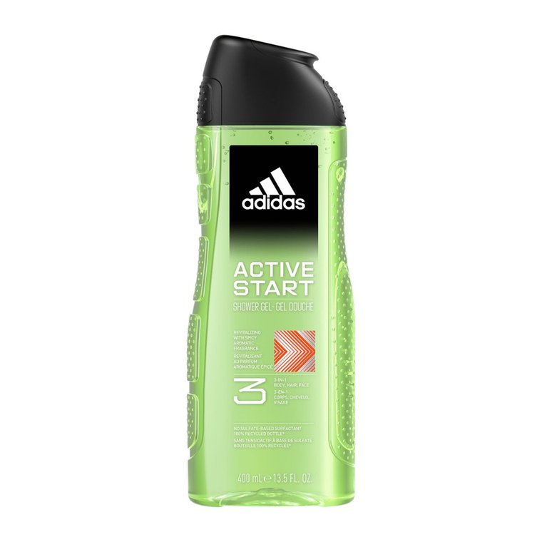 Adidas, Active Start, Żel pod prysznic dla mężczyzn, 400 ml