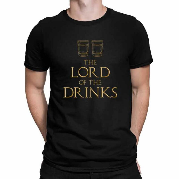 The lord of the drinks - męska koszulka na prezent