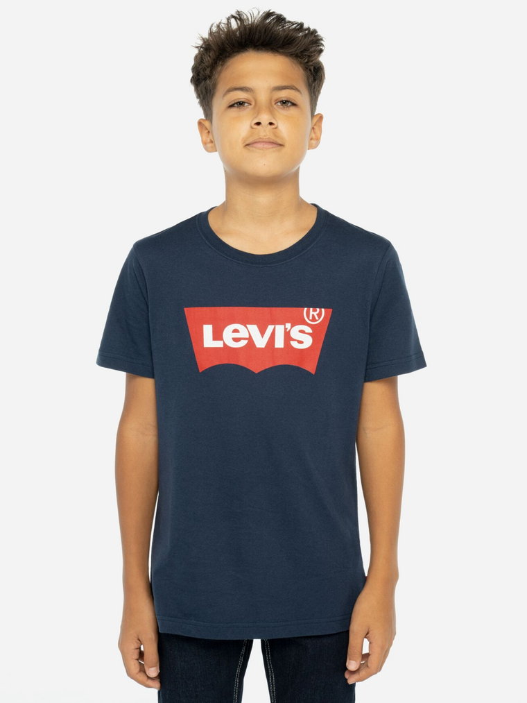 Koszulka chłopięca Levi's Lvb-Batwing Tee 8E8157-C8D 116 cm Niebieska (3665115030419). T-shirty, koszulki chłopięce