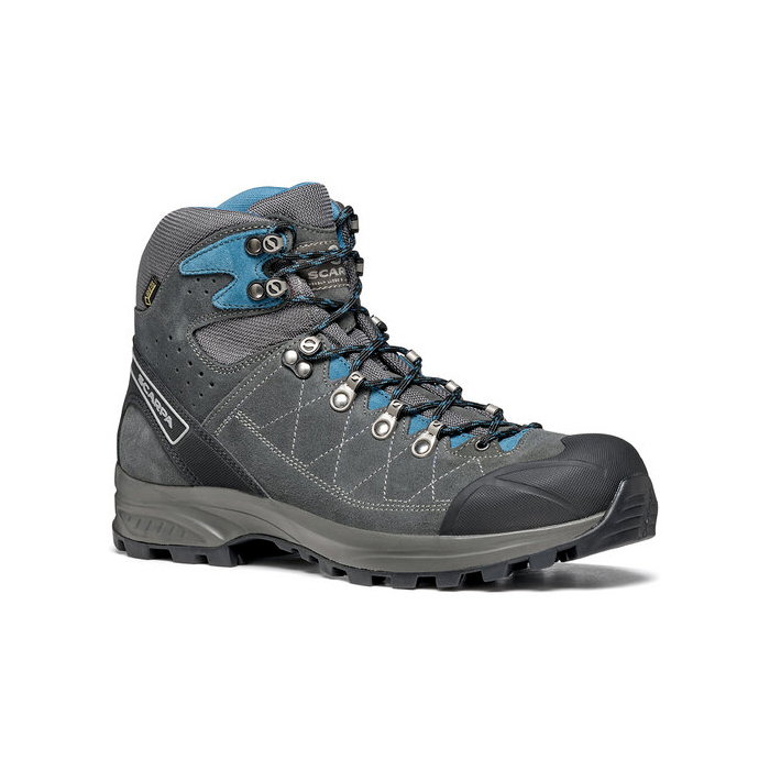 Męskie buty górskie Scarpa KAILASH TREK GTX shark/gray/lake blue - 46