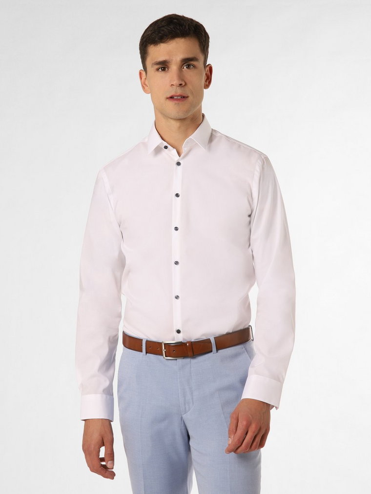 Finshley & Harding London - Koszula męska  Dexter Athletic, biały