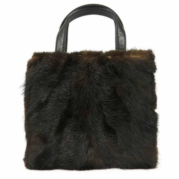 Pre-owned Fur handbags Loewe Pre-owned