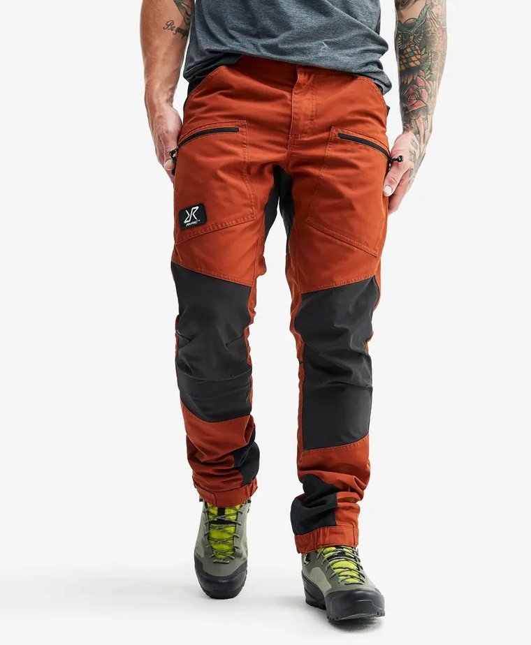 RevolutionRace Nordwand Pro Pants, Spodnie Outdoorowe Męskie, RustyOrange,L