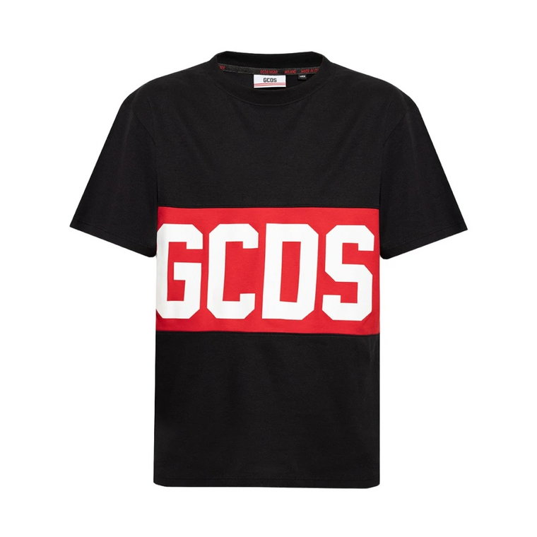 T-shirt z logo Gcds