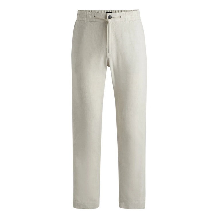 Lnu Tapered-Fit Sanderson Styl Spodnie Hugo Boss