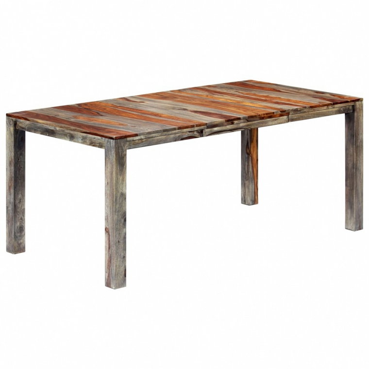 Stół jadalniany, szary, 180 x 90 x 76 cm, lite drewno sheesham kod: V-248007