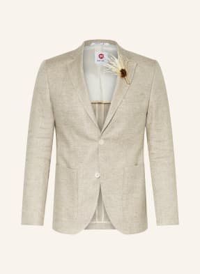 Cg - Club Of Gents Marynarka Garniturowa Sg Peterson Slim Fit Z Lnem beige