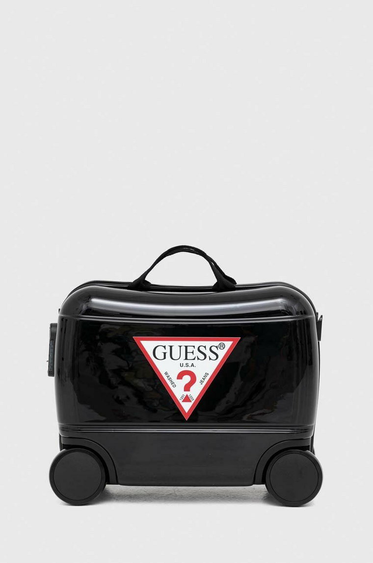 Guess walizka dziecięca kolor czarny