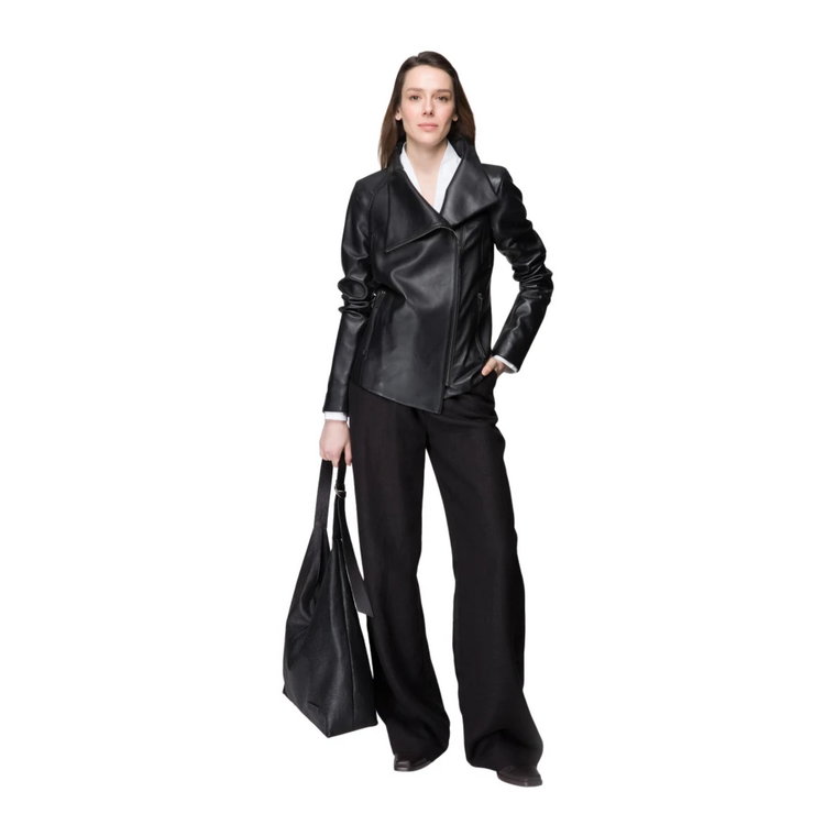 Freya - Black Leather Jacket Vespucci by VSP