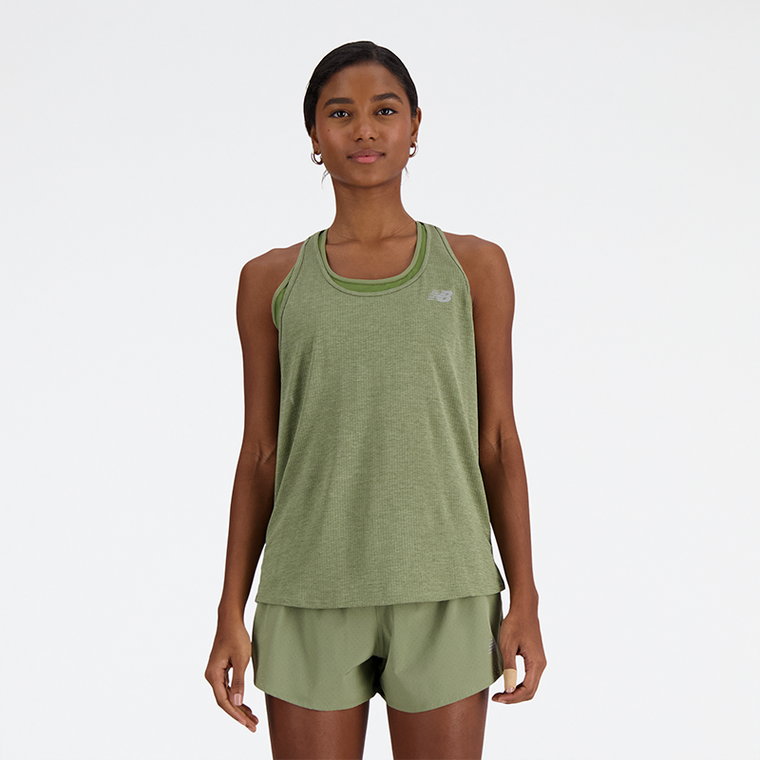 Koszulka damska New Balance WT41250DHO  zielona
