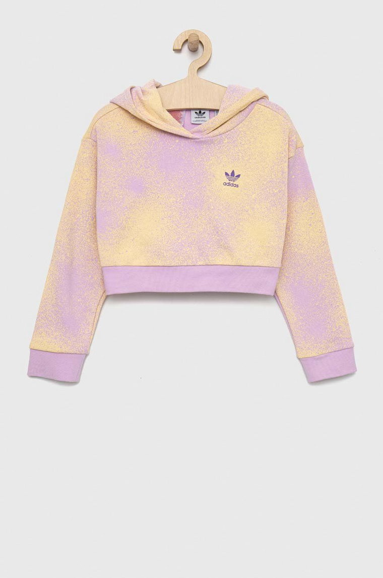 adidas Originals bluza dziecięca z kapturem wzorzysta