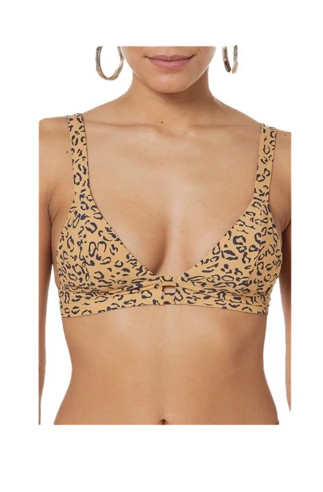 Góra od bikini Volcom Yess Leopard Tri-S