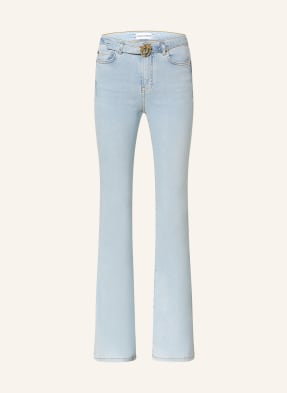 Pinko Jeansy Flared Flora blau