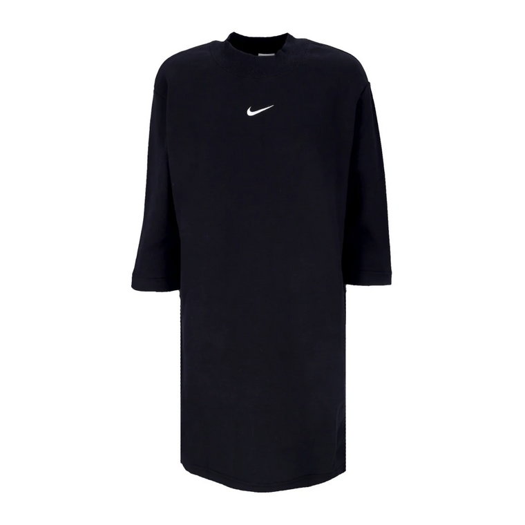 Czarna Sukienka Sportowa Fleece Phoenix Nike