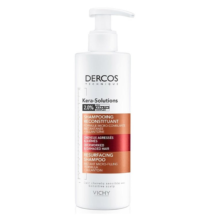 Vichy, Dercos Kera-Solutions, szampon regenerujący, 250 ml