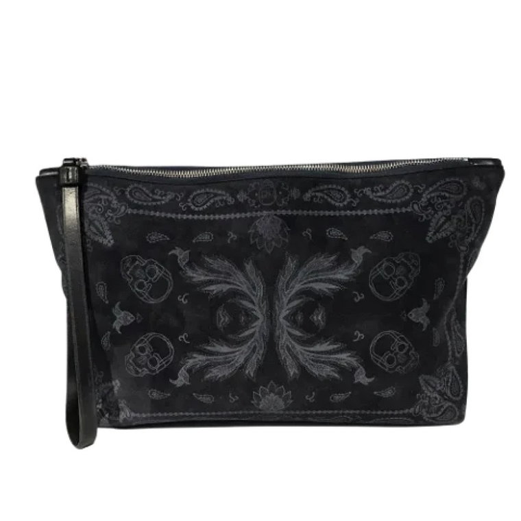 Pre-owned Suede pouches Alexander McQueen Pre-owned