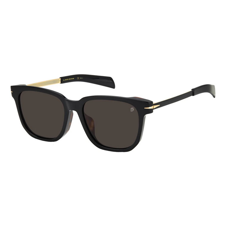 Czarne Havana/Szare Okulary przeciwsłoneczne Eyewear by David Beckham