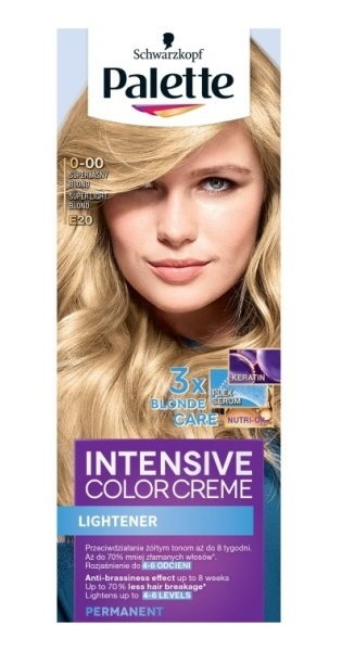 Palette Intensive Color Creme Farba do włosów E20 Superjasny Blond