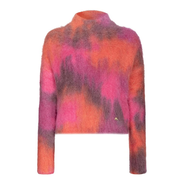 Sweter z alpaki z efektem cieniowania Pinko