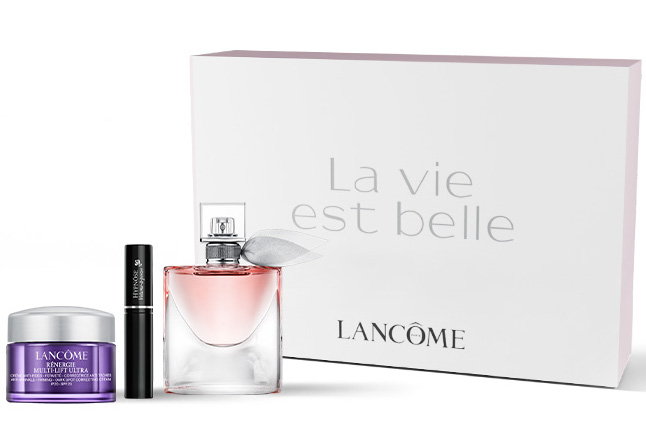 Zestaw damski Lancome La Vie Est Belle Woda perfumowana damska 50 ml + Tusz do rzęs Hypnose Volume A Porter 2 ml + Krem do twarzy Renergie Multi Lift Ultra 15 ml (5905076026679). Perfumy damskie