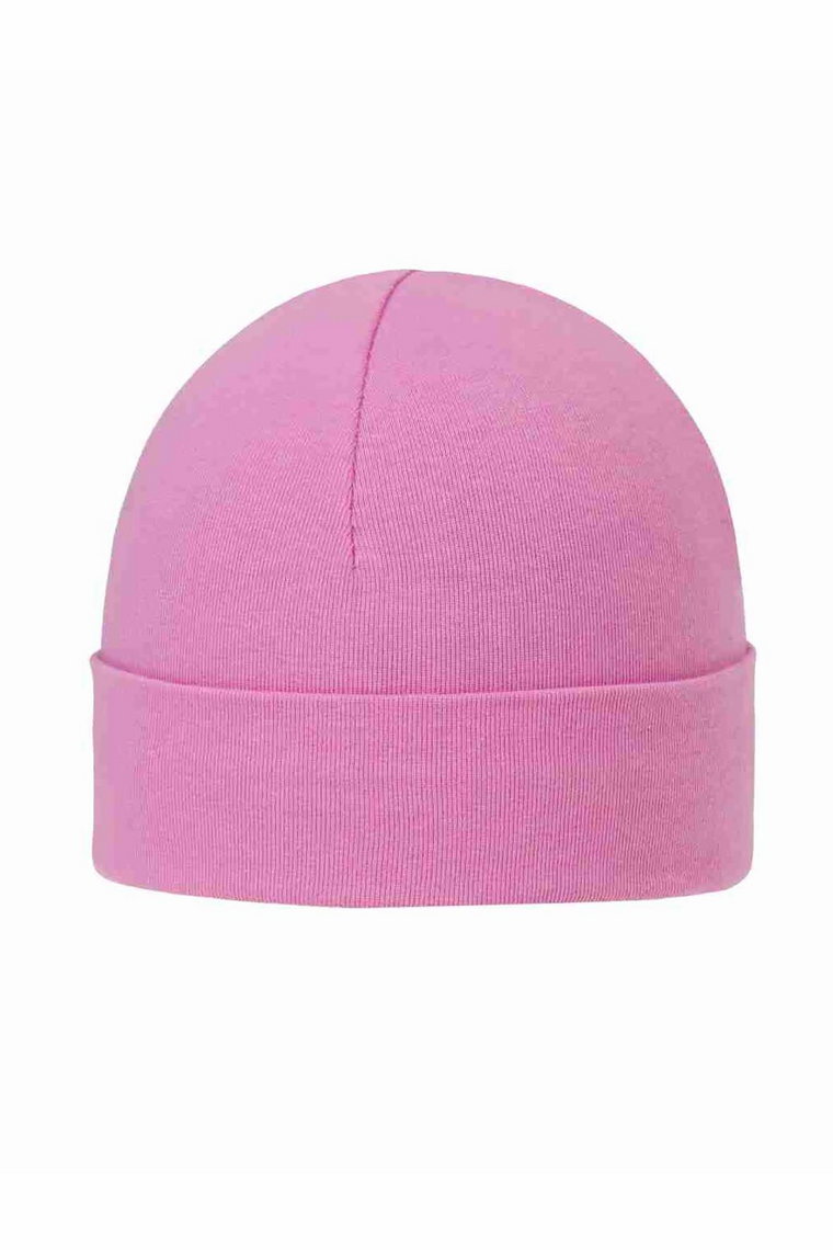 Różowa czapka niemowlęca wiosenna