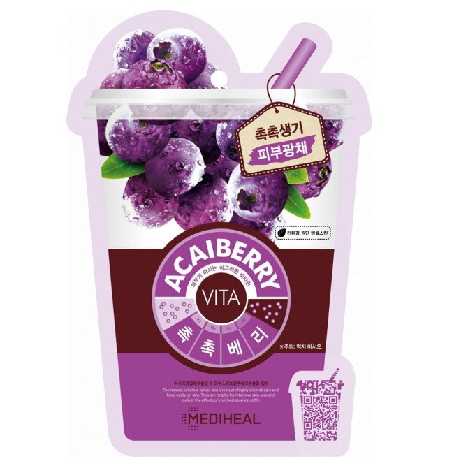 Mediheal Vita Acaiberry Mask rewitalizująca maska w płachcie z jagodami acai 20ml