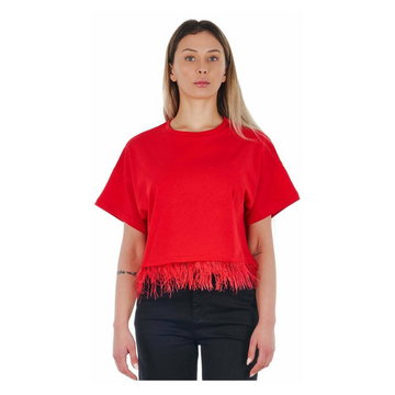 Frankie Morello, T-Shirt Czerwony, female,