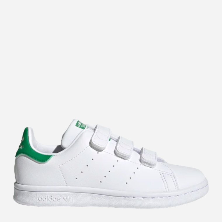 Tenisówki chłopięce na rzepy adidas Originals Stan Smith CF C FX7534 33.5 (1.5UK) Białe (4064037700322). Tenisówki i trampki chłopięce