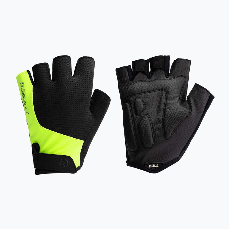 Rękawiczki rowerowe męskie Rogelli Essential black/fluor