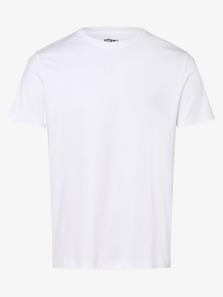 Finshley & Harding London - T-shirt męski  Oscar, biały