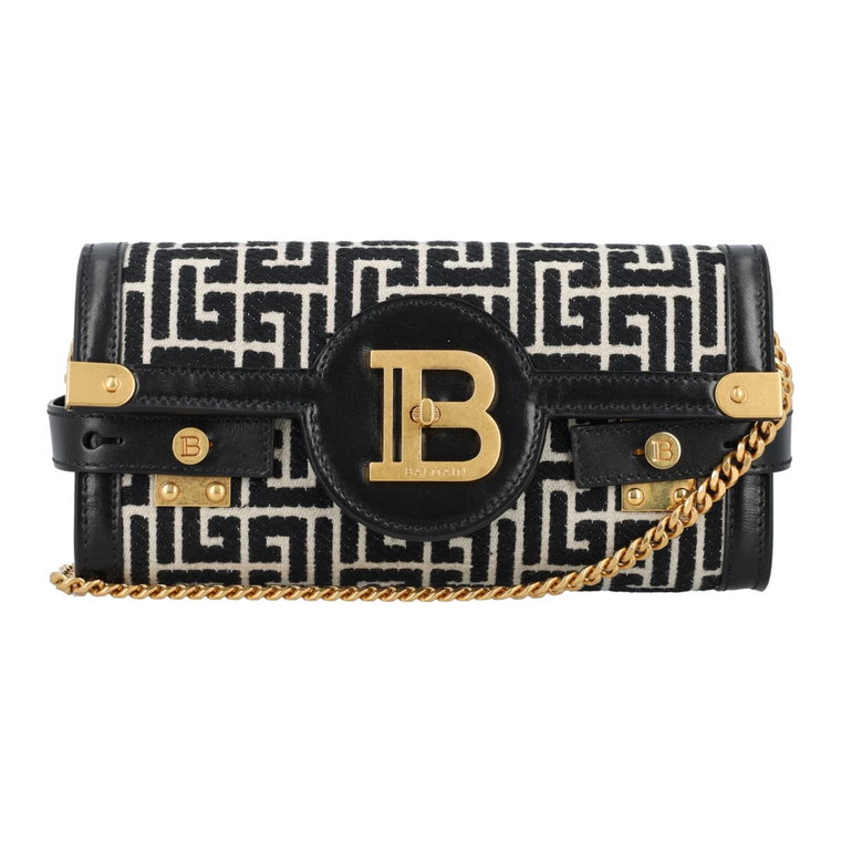 Monogram B-Buzz Pouch Damska Torebka Balmain