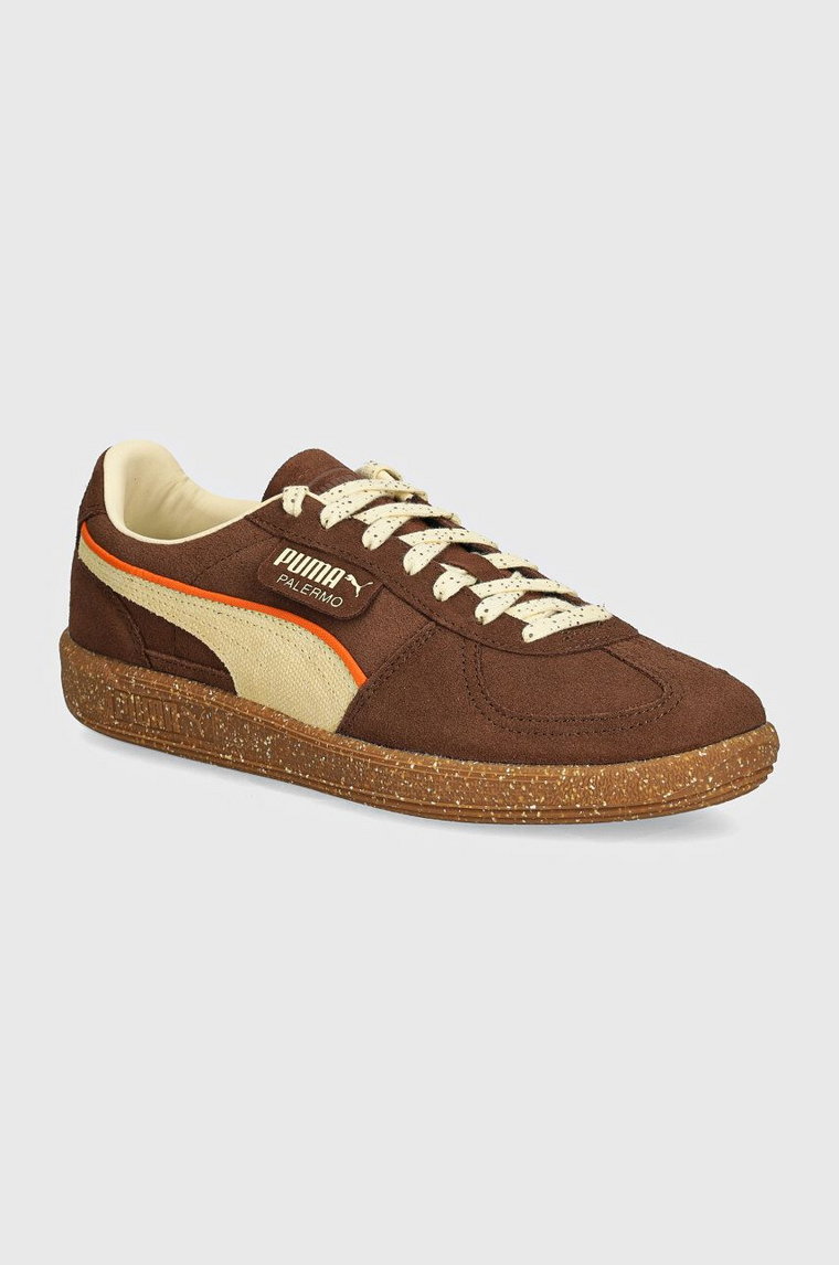 Puma sneakersy zamszowe Palermo Cannoli kolor brązowy 398382