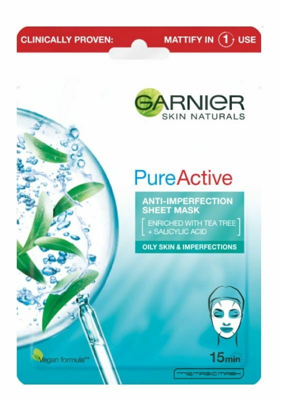 Garnier Skin Naturals Pure Active Maska w płachcie