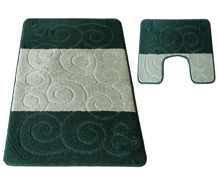 Zielone dywaniki z antypoślizgowym spodem - Lapo