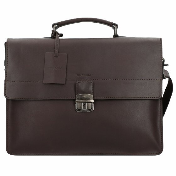 Burkely Vintage Dean Briefcase Leather 38 cm brown