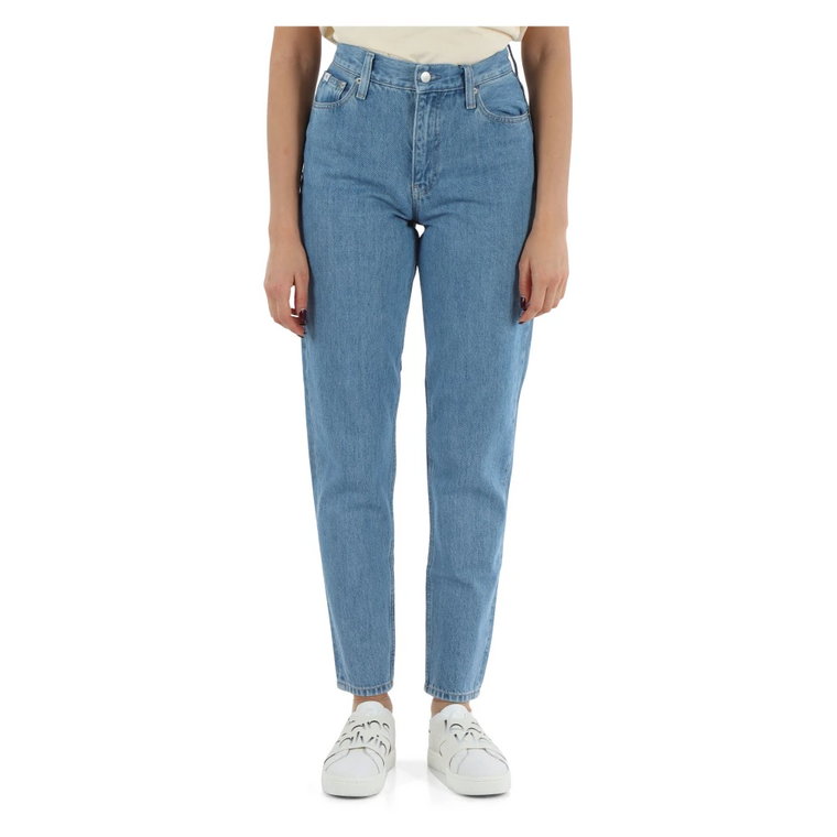 Wysokie jeansy Mom Fit Calvin Klein Jeans