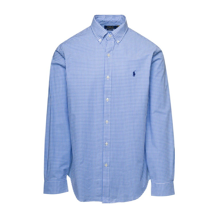 Niebieska koszula w kratkę w dużym rozmiarze Polo Ralph Lauren