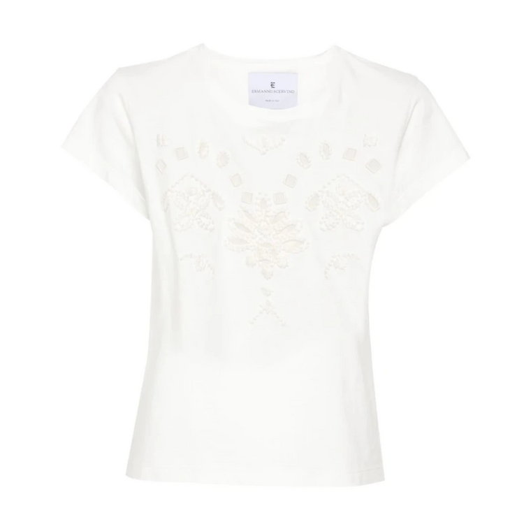 Białe T-shirty i Pola dla kobiet Ermanno Scervino