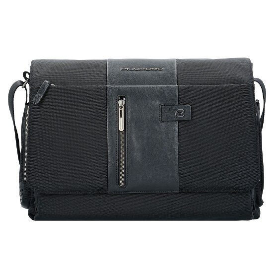 Piquadro Brief Messenger 41 cm przegroda na laptopa nero